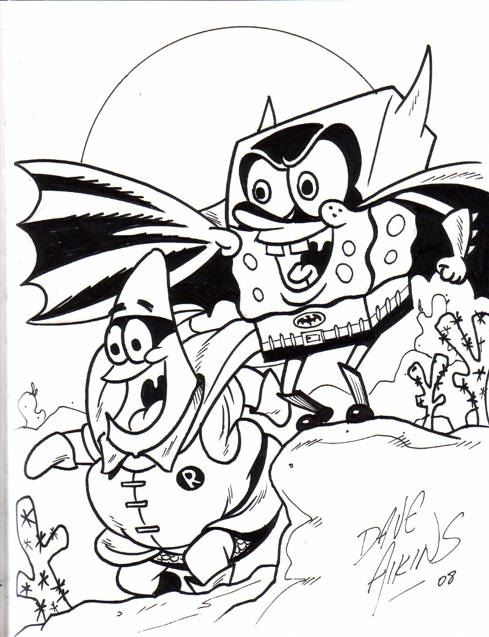 Spongebob coloring pages spongebob and patrick to print and color