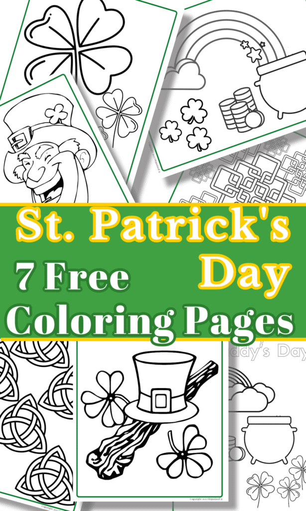 Free st patricks day coloring pages