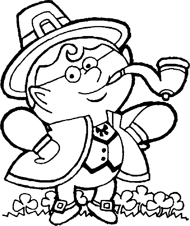 St patricks day coloring pages