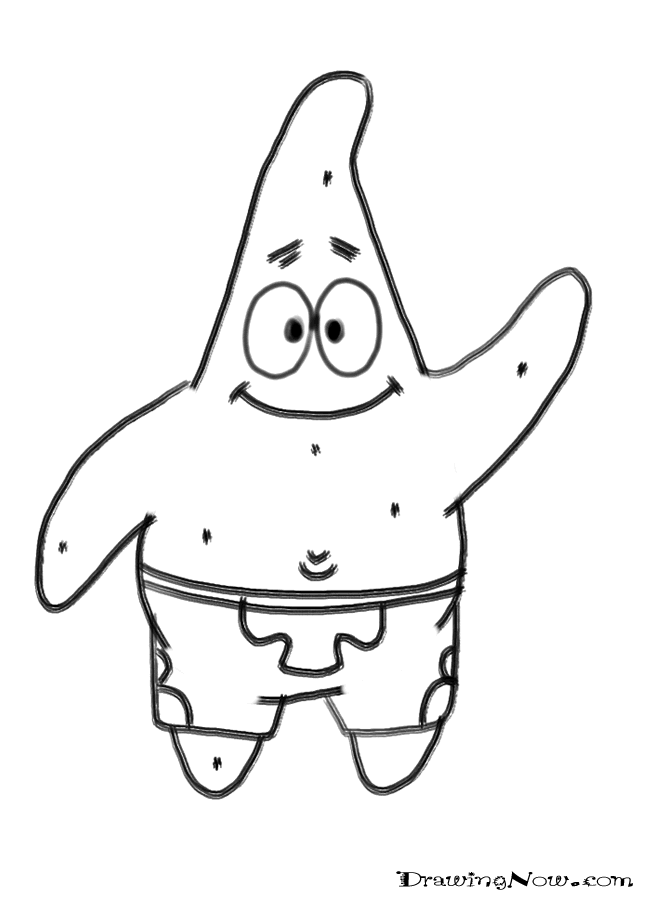 Patrick star coloring pages printable for free download