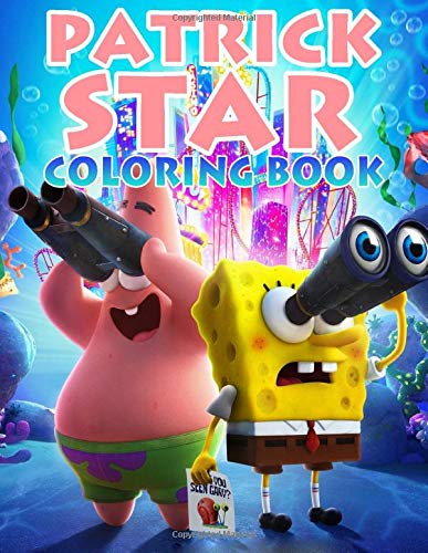 Patrick star coloring book amazing patrick starfish coloring book for kids spongebob character by special craft