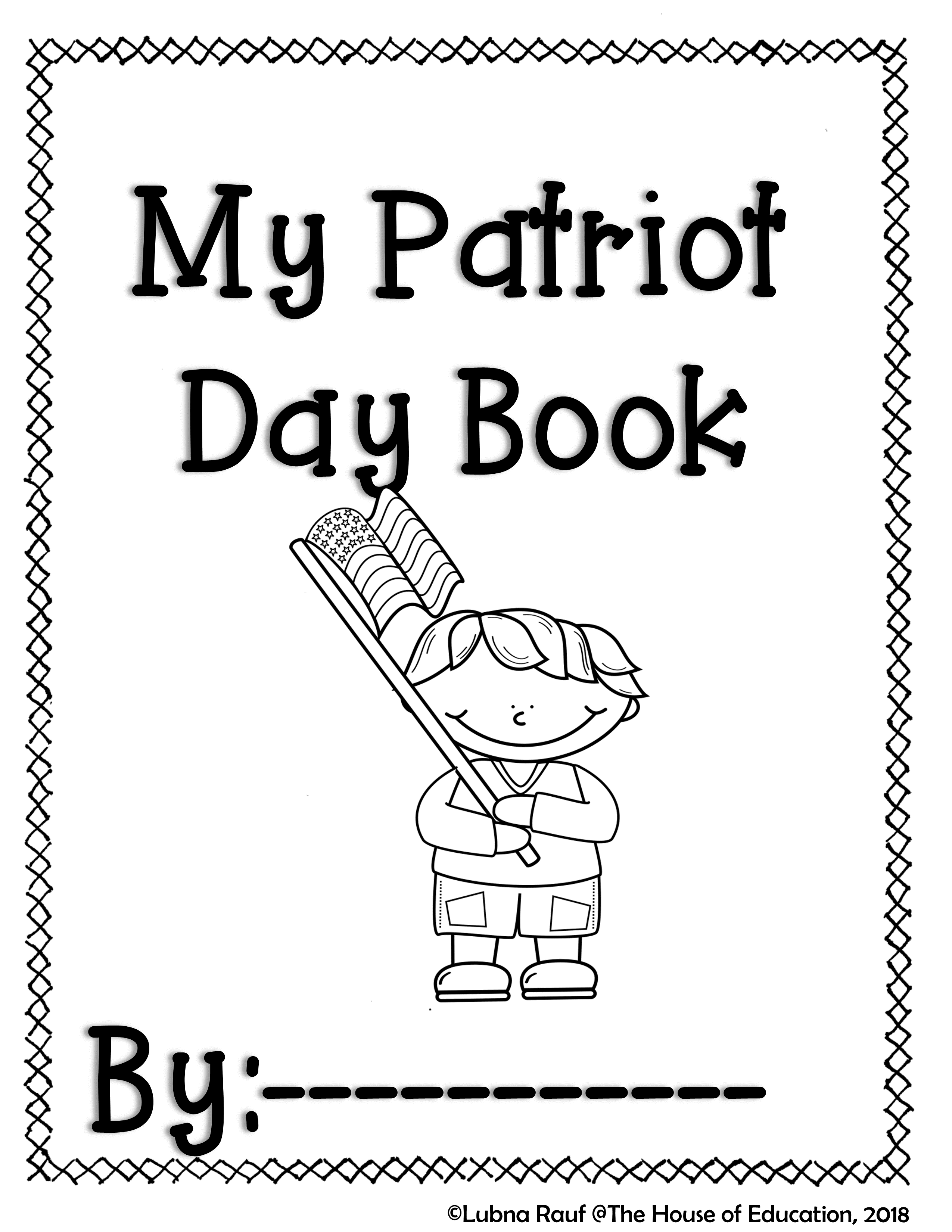 Patriot day printable book for primary grades september teaching resources