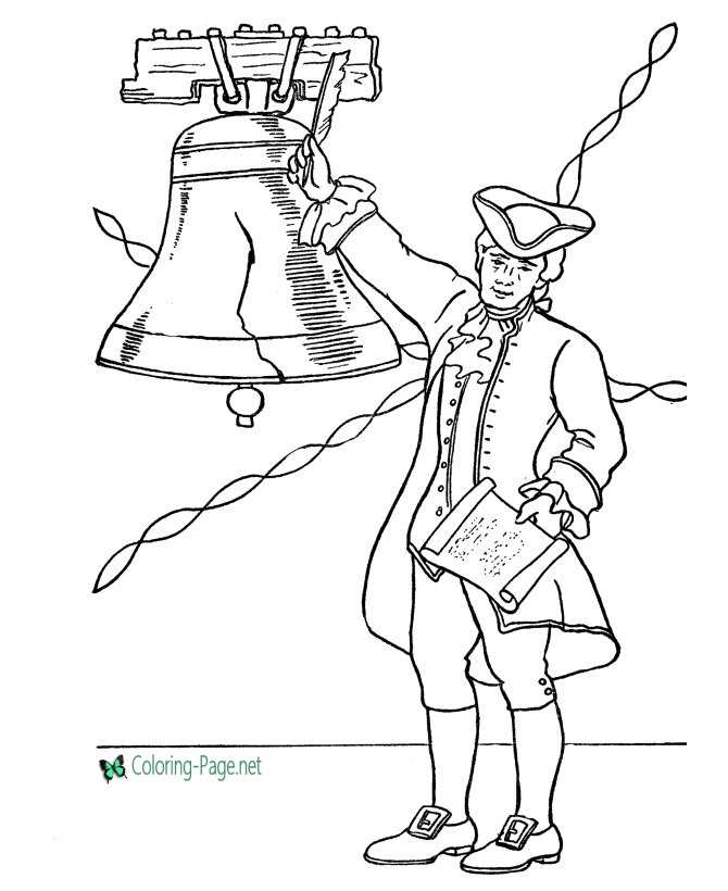 Patriotic coloring pages