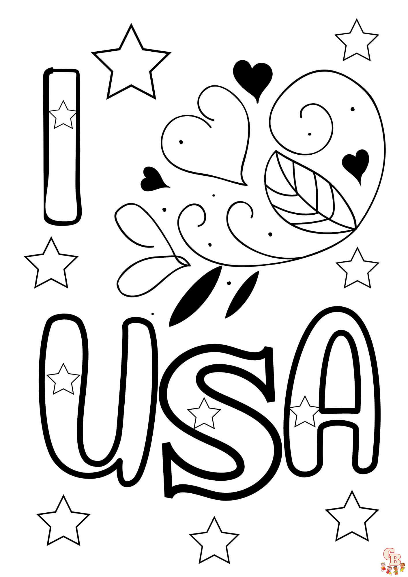 Engage in patriotic spirit with inspiring coloring pages