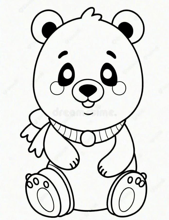 Coloring pages teddy bear stock illustrations â coloring pages teddy bear stock illustrations vectors clipart