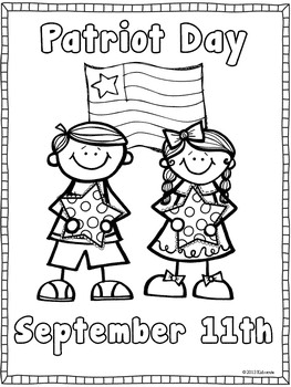 Patriot day coloring pages