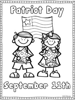 Patriot day coloring pages