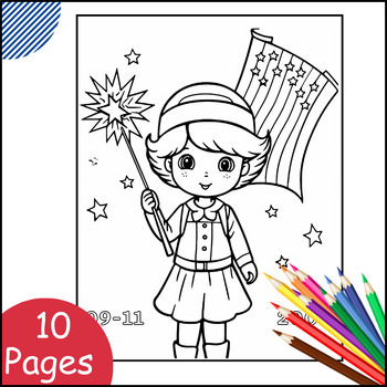 Patriot day coloring pages