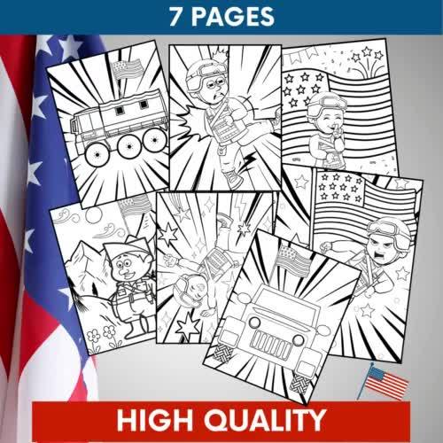 Veterans day coloring pages patriotic patriots memorial day coloring