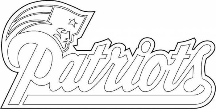New england patriots coloring pages printable pdf