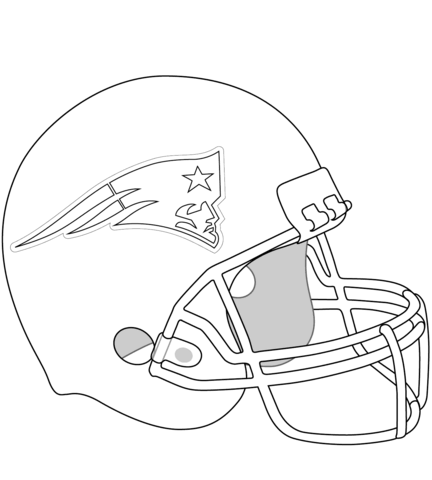 New england patriots helmet coloring page free printable coloring pages