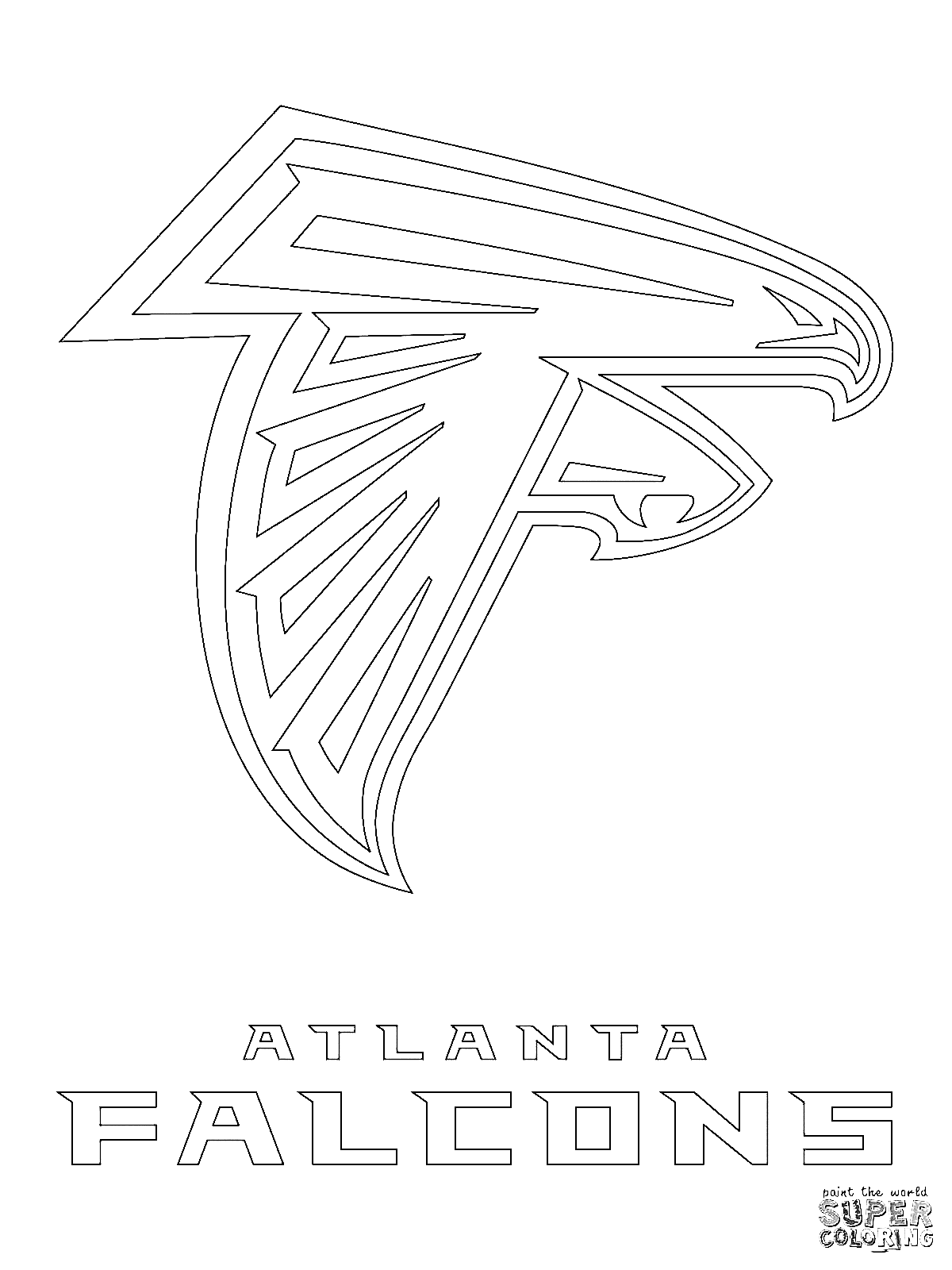New england patriots logo coloring page