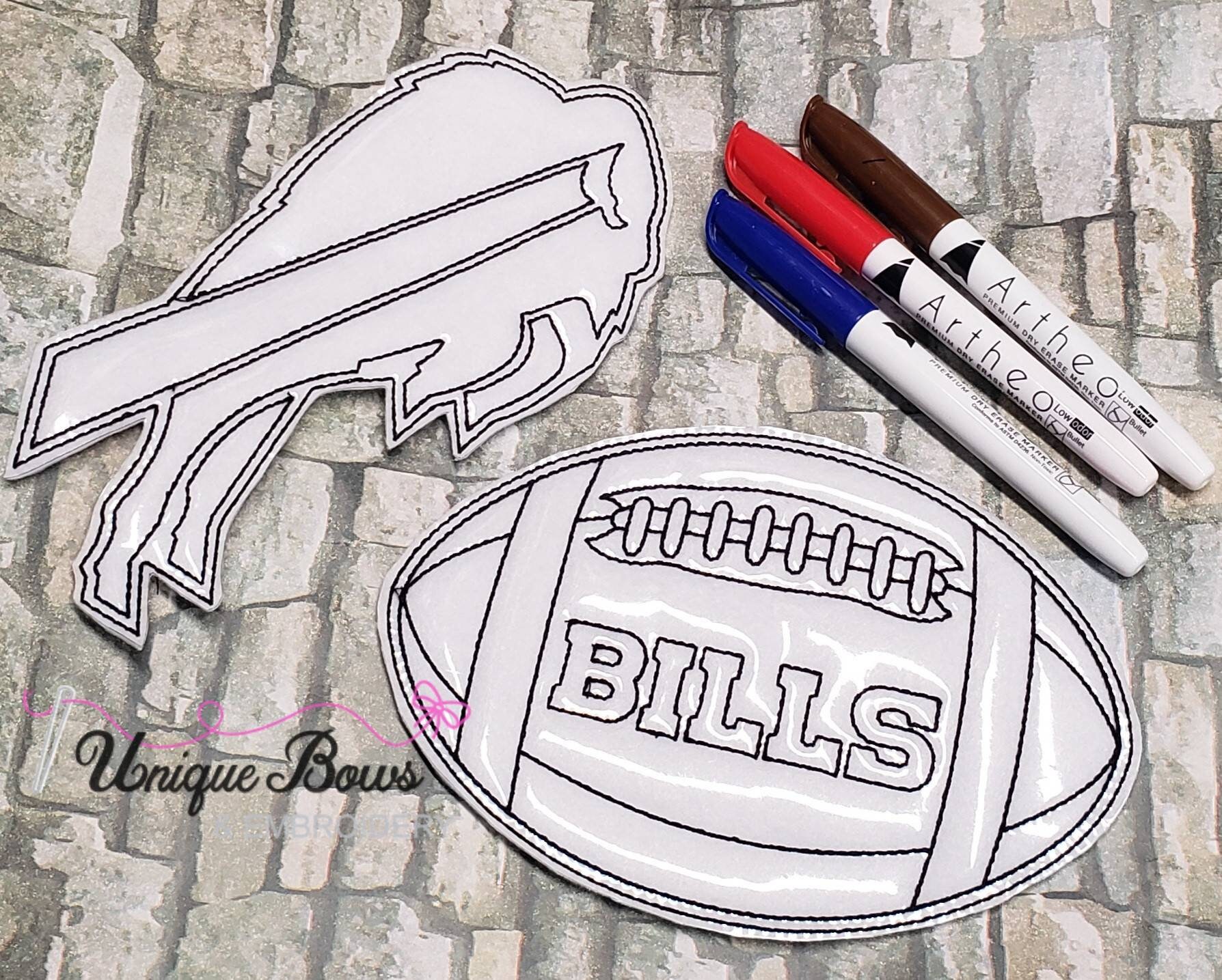 Buffalo bills coloring gifts coloring characters coloring gifts for kids