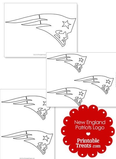 Create with a printable new england patriots logo stencil
