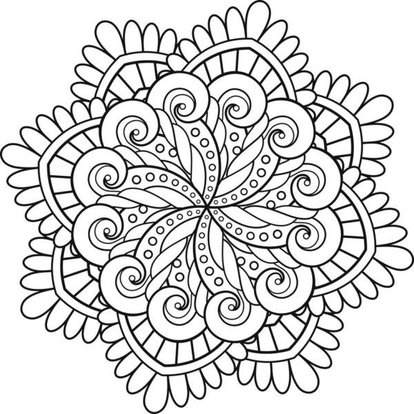 Mandalas fãcil para pintar e imprimir mandala para imprimir mandalas para colorear imagen de mandalas