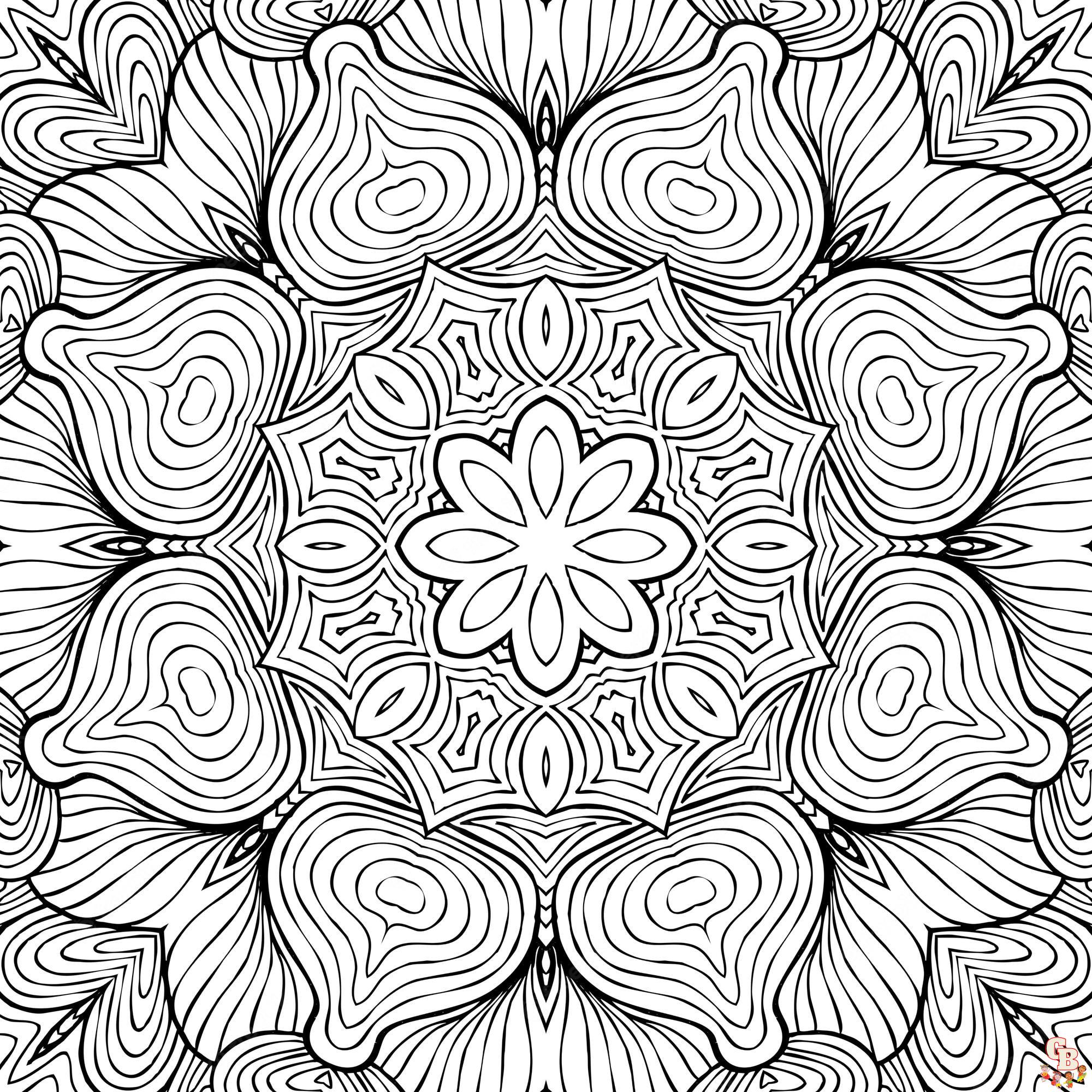 Dibujos para colorear relajantes