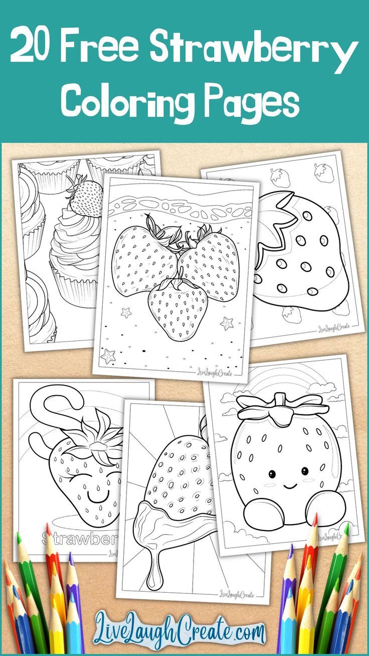 Free strawberry coloring pag coloring pag cartoon coloring pag coloring for kids