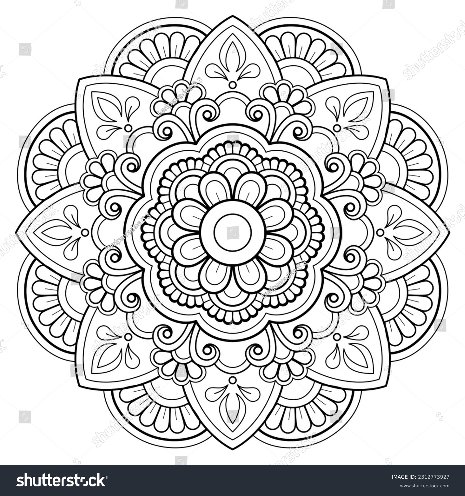 Imãgenes fotos de stock objetos en d y vectores sobre colorful mandala digital