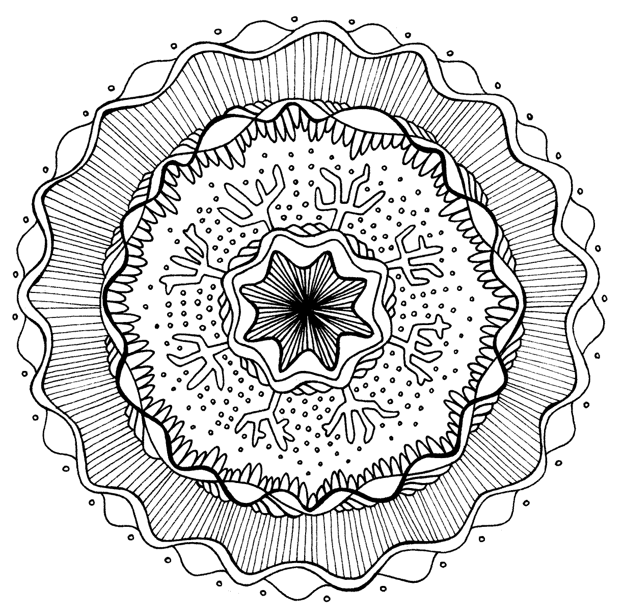 Mãs de dibujos de mandalas para imprimir y colorear