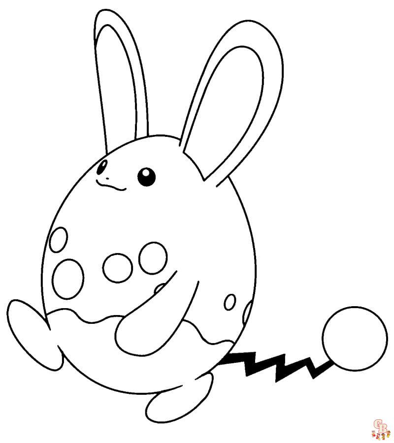 Azumarill coloring pages hojas para imprimir gratis para niãos