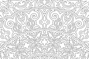 Angel wing coloring page vector images over