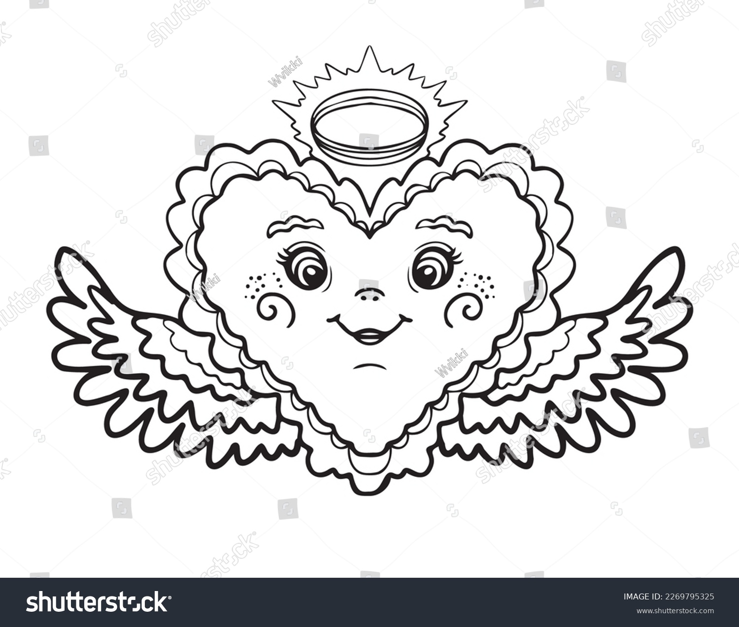 Adult coloring pages angel wings images stock photos d objects vectors