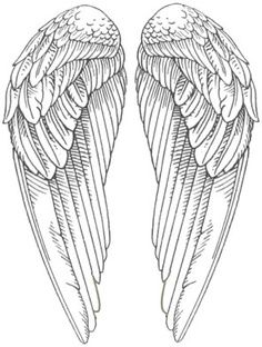 Free digi stamps angel wings pictures wings drawing wings