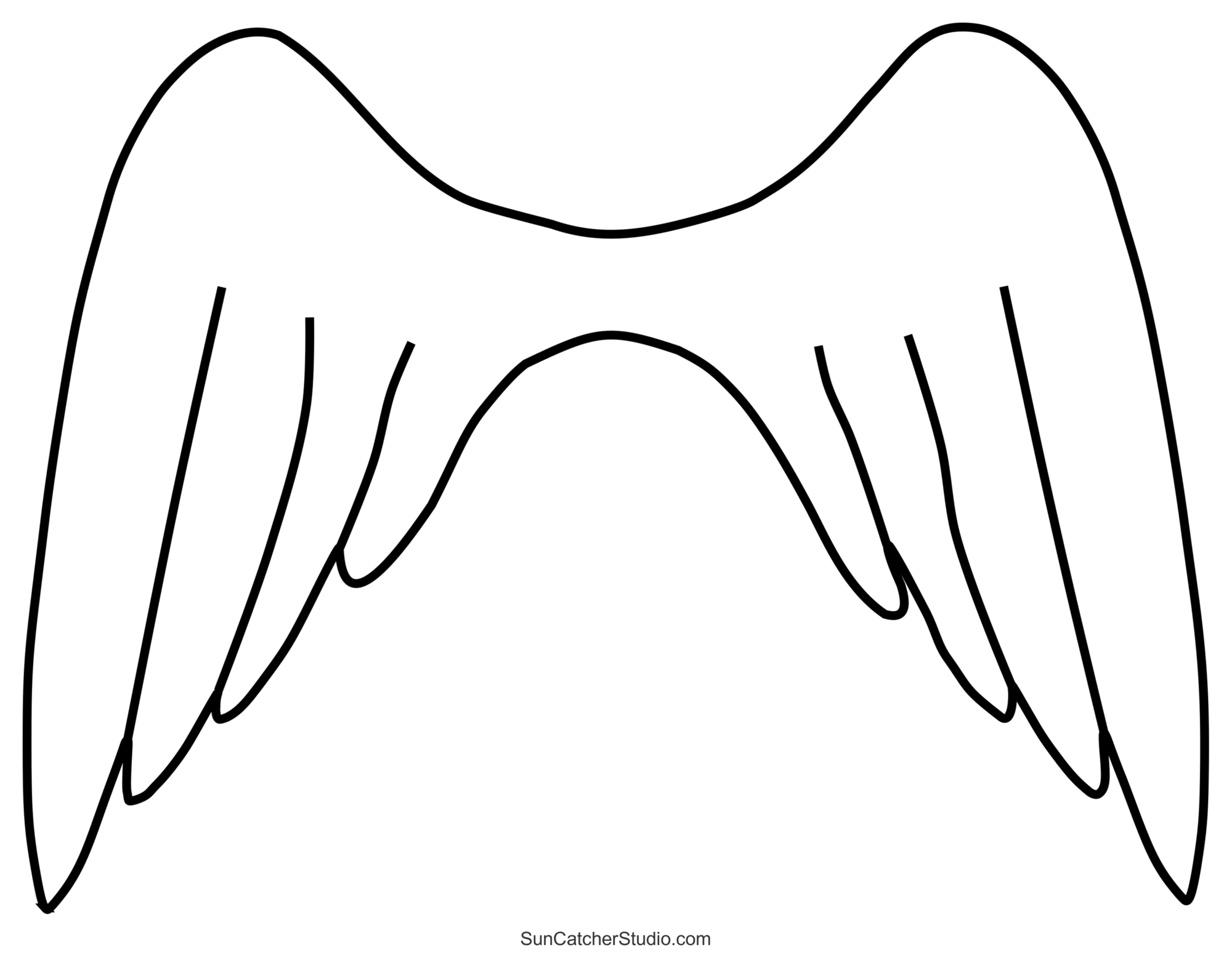 Angel templates and stencils free printable patterns â diy projects patterns monograms designs templates