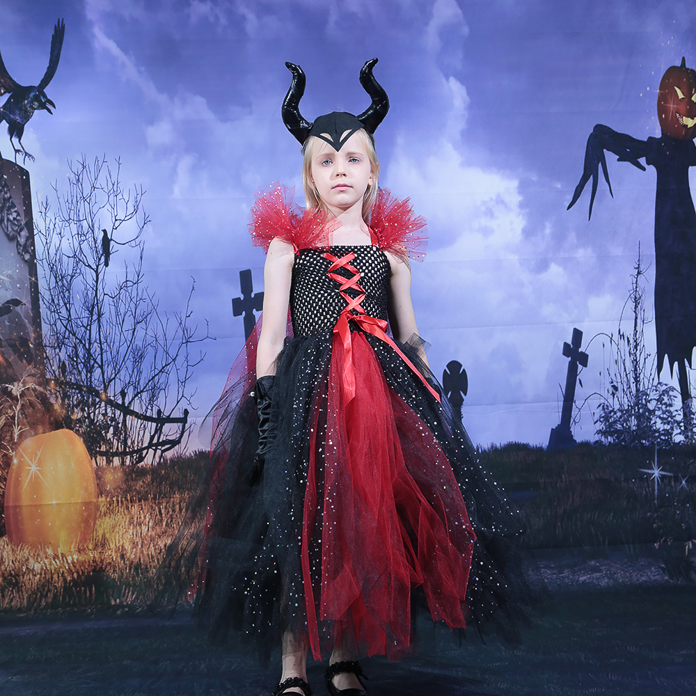 Costume girl maleficent maleficent costume kids movies