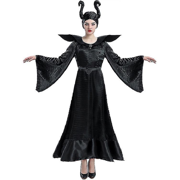 Caraele cosplay sexy maleficent demon witch costume mage uniform cosplay halloween costume