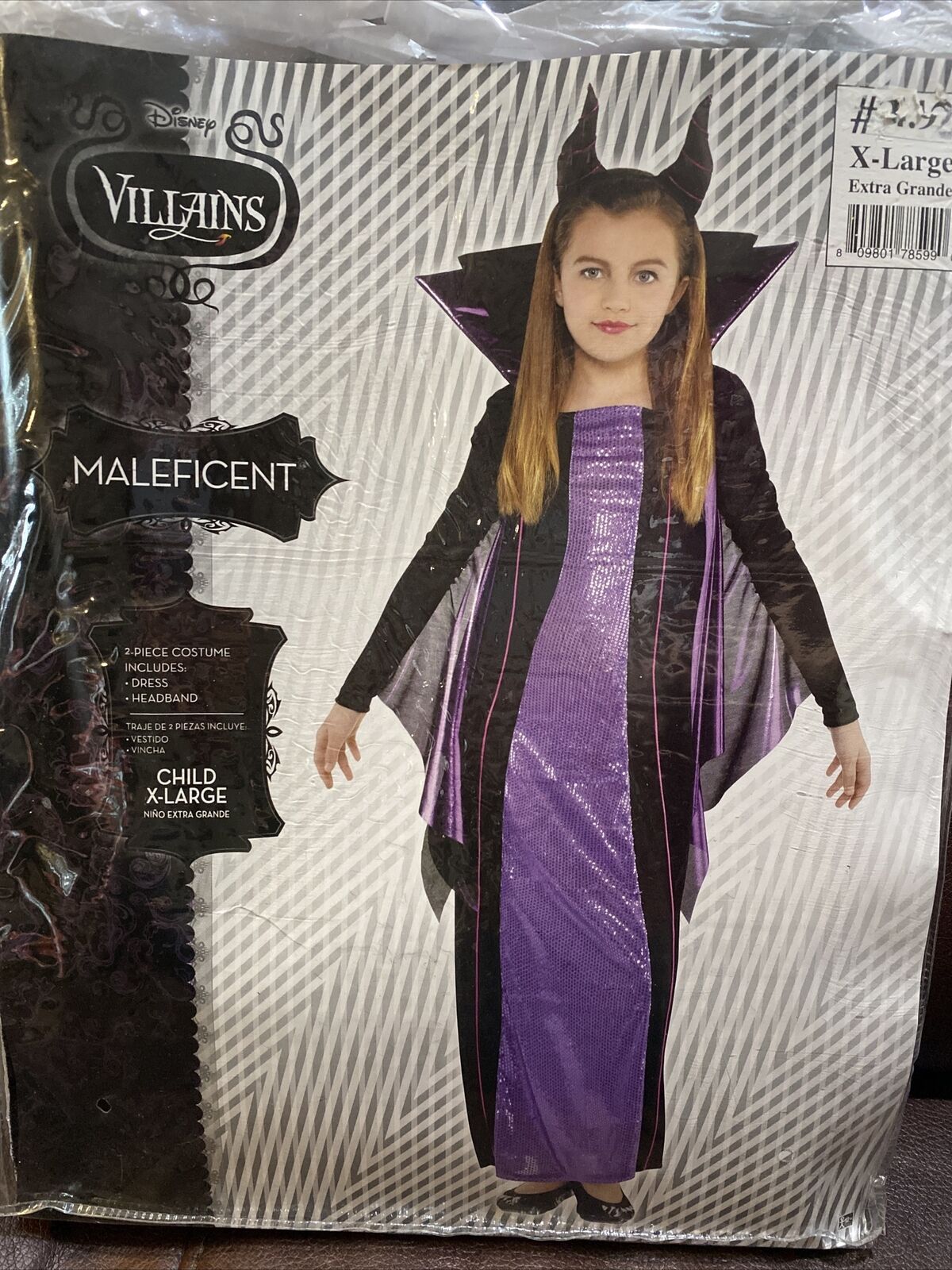 One time disney maleficent costume kids halloween costume size child xl for sale online