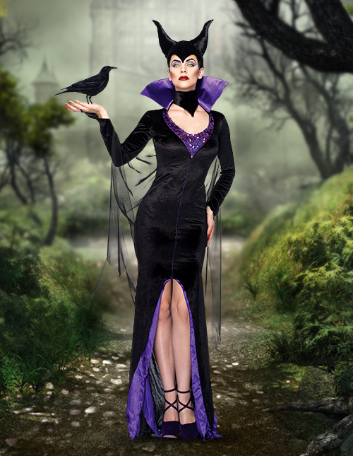 Maleficent costumes for kids adults