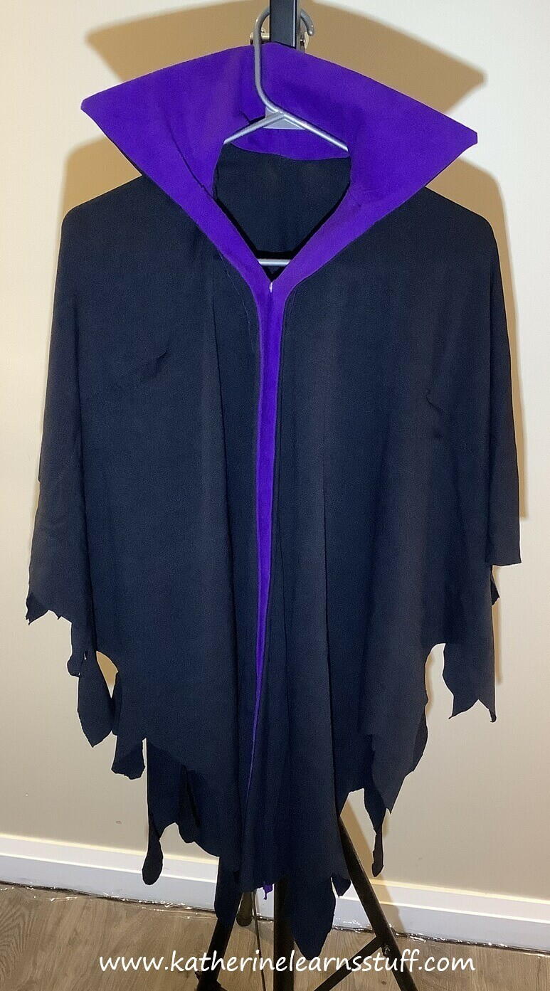 How to make maleficents cape