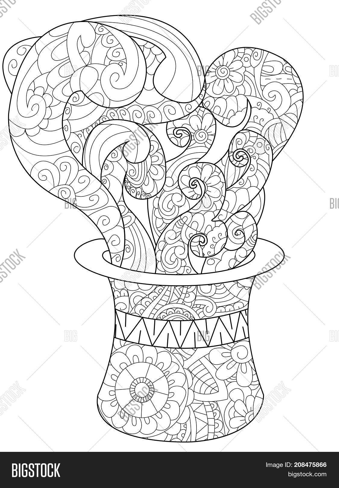 Magician hat steam image photo free trial bigstock