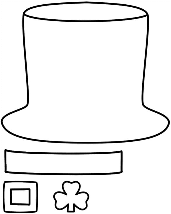 Top hat template printable free
