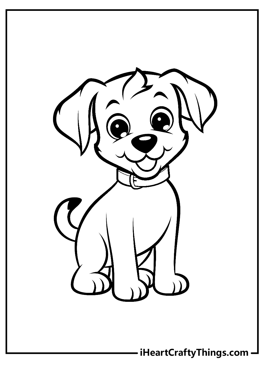 Dog coloring pages free printables