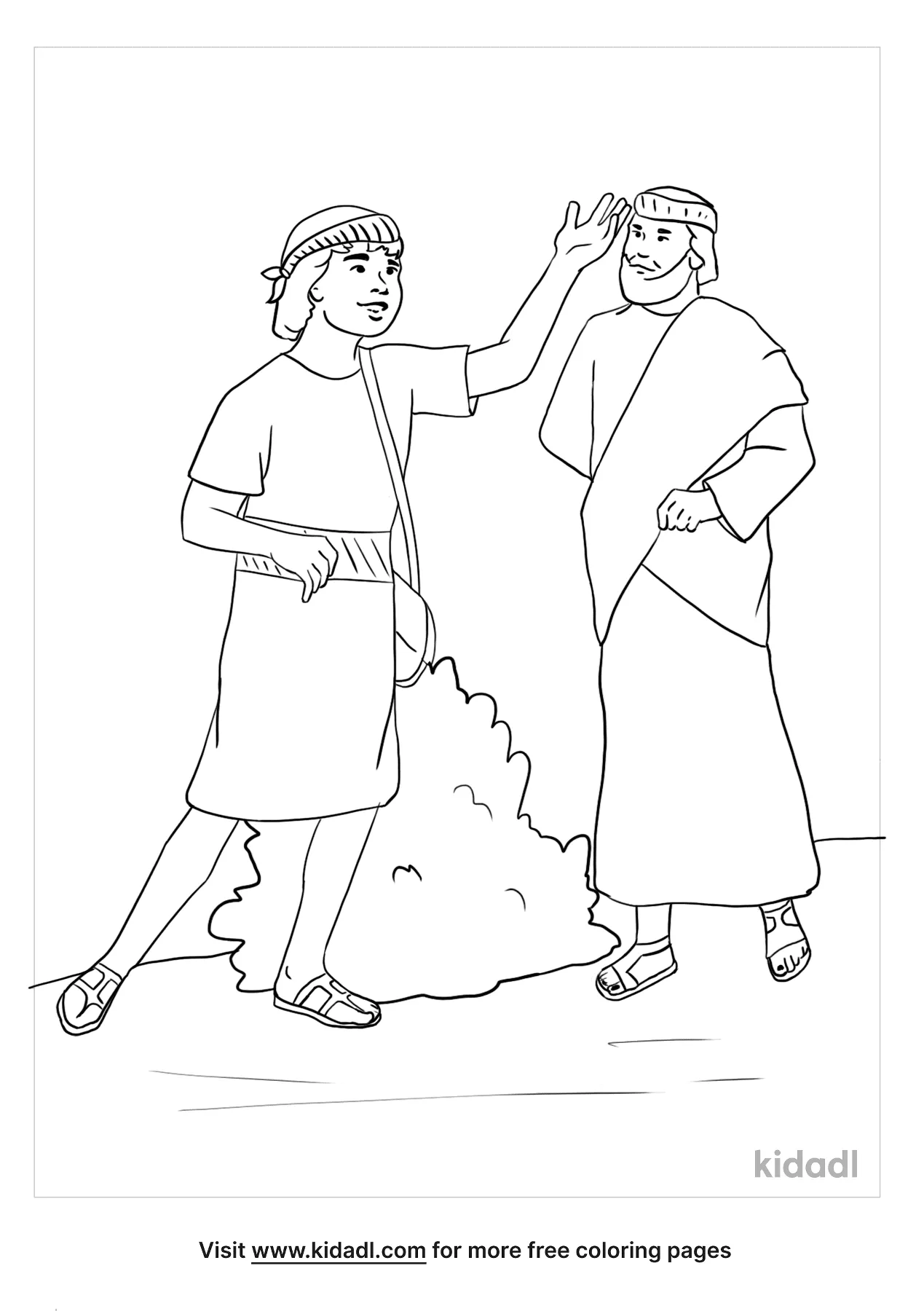 Free paul and barnabas coloring page coloring page printables