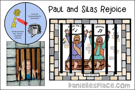 Paul and silas bible crafts
