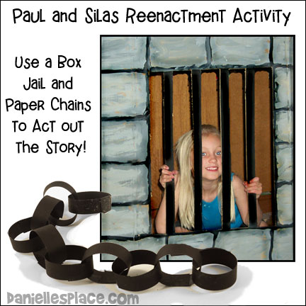 Paul and silas bible crafts