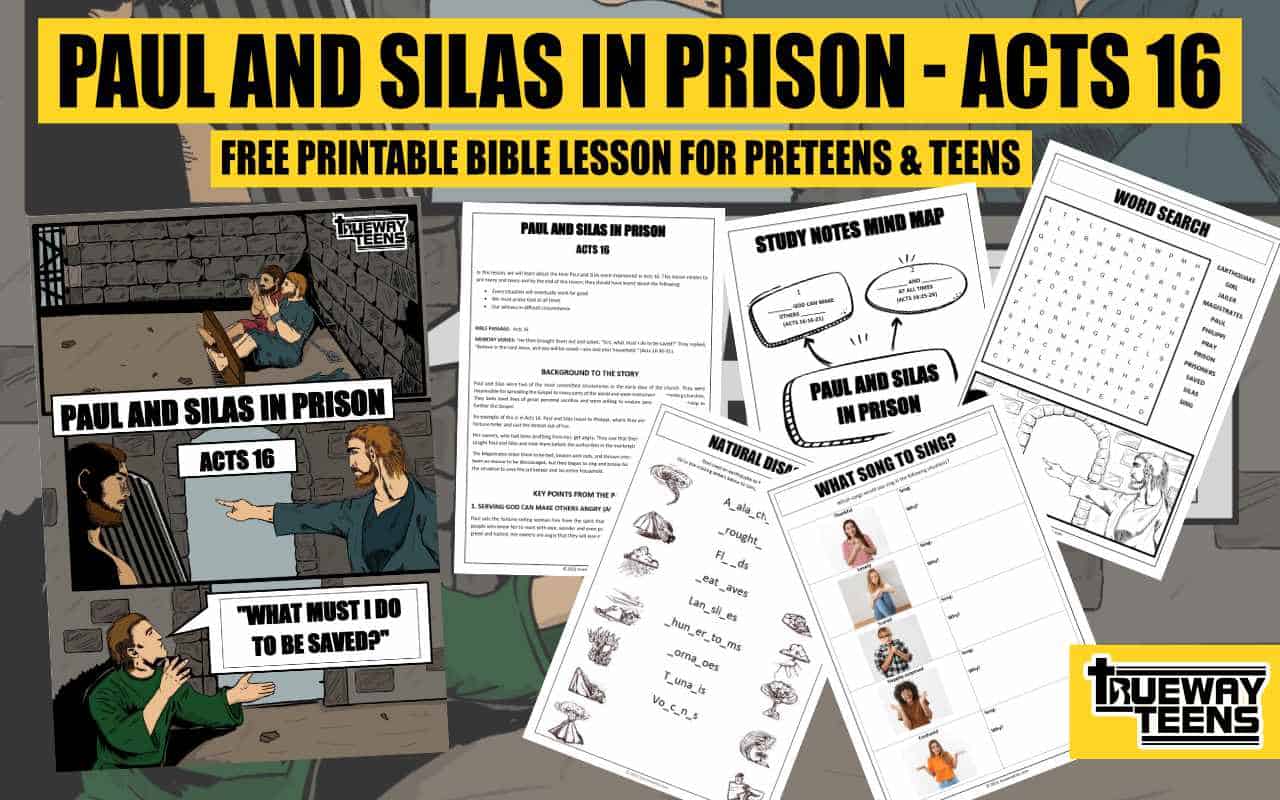 Paul and silas in prison