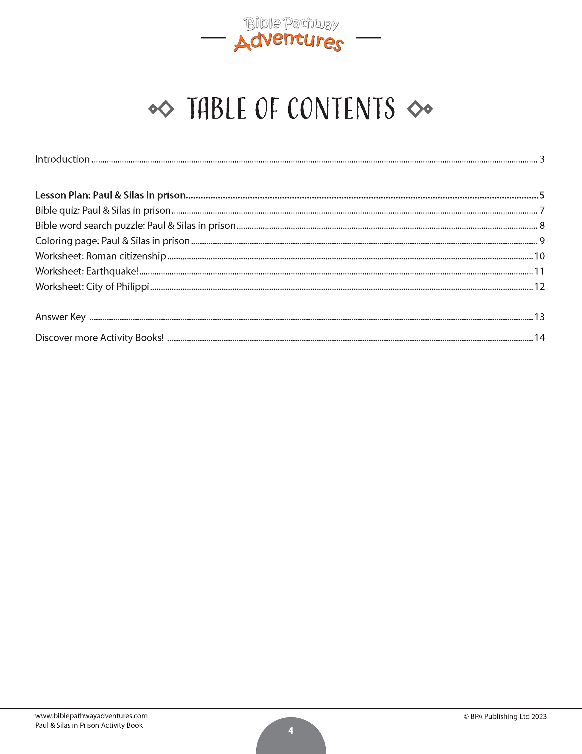 Paul and silas in prison activity book pdf â bible pathway adventures