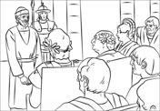 Paul the apostle coloring pages free coloring pages