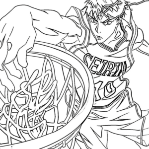 Kuroko no basket coloring pages printable for free download
