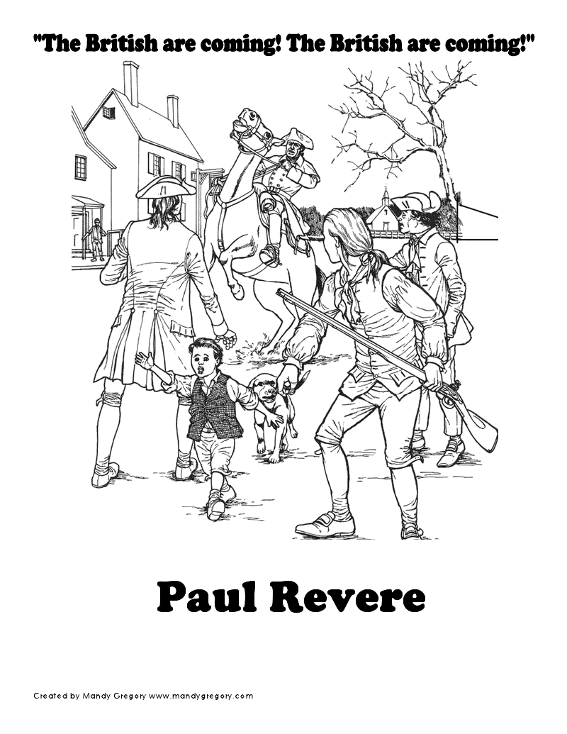 Nd grade paul revere worksheet