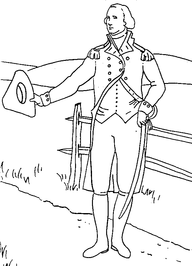 Paul revere coloring page free