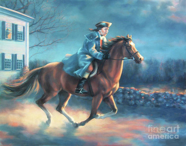 The midnight ride of paul revere art print by dale tremblay