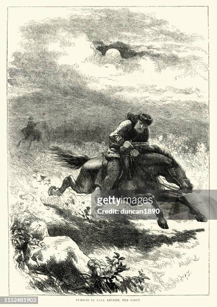 Paul revere ride stock photos high