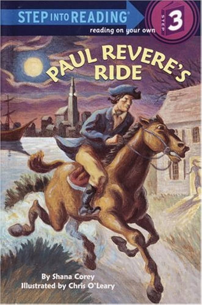 Paul reveres ride step into reading corey shana oleary chris books
