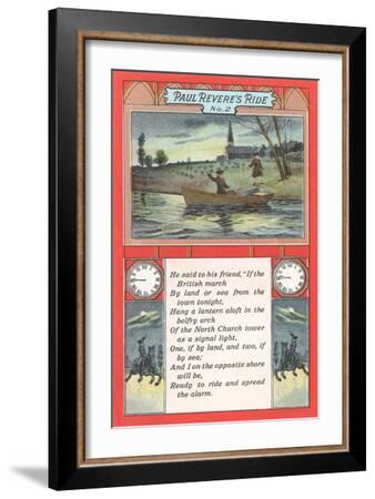 Paul reveres ride poem print