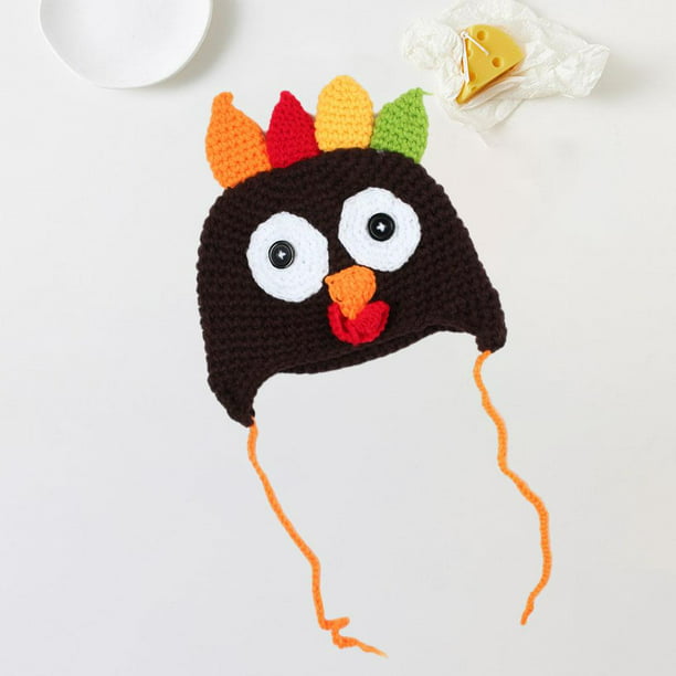 Gorro de bebã de acciãn de gracias gorro de pavo navideão con orejeras accesorios de fotografãa pa soledad sombrero de pavo bodega aurrera en lãnea
